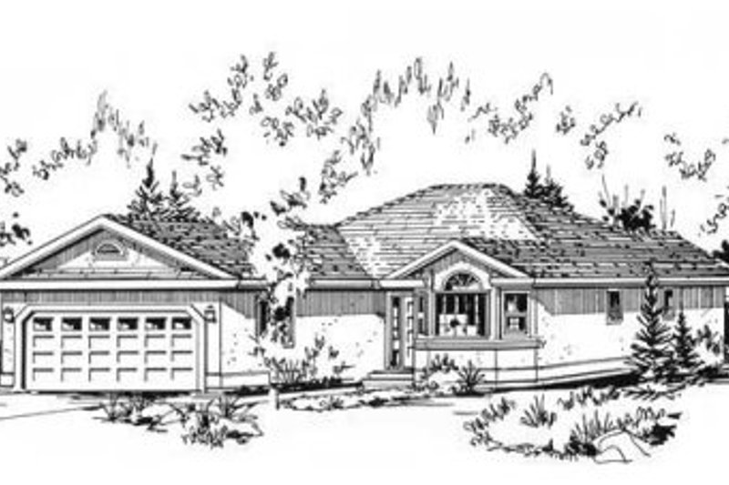 Dream House Plan - Traditional Exterior - Front Elevation Plan #18-9111