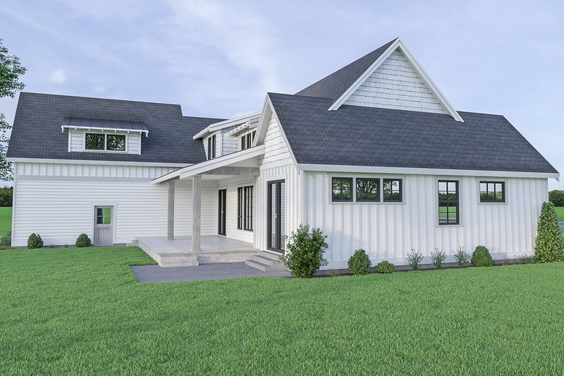 Dream House Plan - Exterior - Other Elevation 9 for Farmhouse House Plan #1070-42 - 4 bed, 3.5 bath