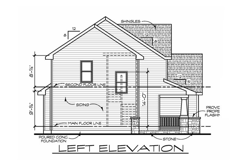 Dream House Plan - Exterior - Other Elevation for Craftsman House Plan #20-2400 - 4 bed, 3 bath