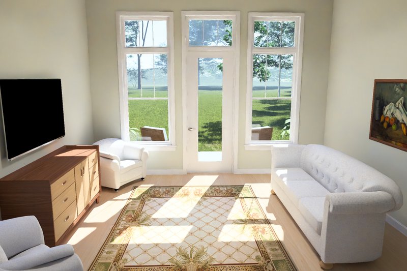 Dream House Plan - Interior - Family Room for Cottage House Plan #513-2479 - 3 bed, 3 bath