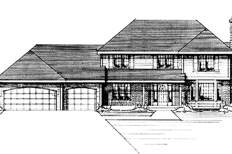 Dream House Plan - Country Exterior - Front Elevation Plan #51-752
