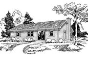 Ranch Style House Plan - 3 Beds 1 Baths 1092 Sq/Ft Plan #312-360 
