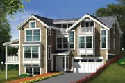 Craftsman Style House Plan - 3 Beds 3.5 Baths 3345 Sq/Ft Plan #132-276 Exterior 