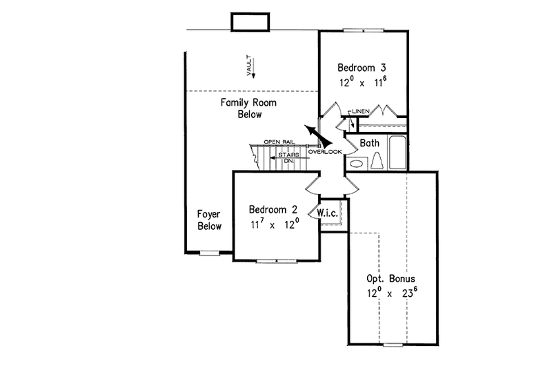 Home Plan - Floor Plan - Upper Floor for Traditional House Plan #927-245 - 3 bed, 2.5 bath