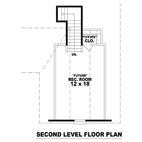 European Floor Plan - Upper Floor Plan #81-1503