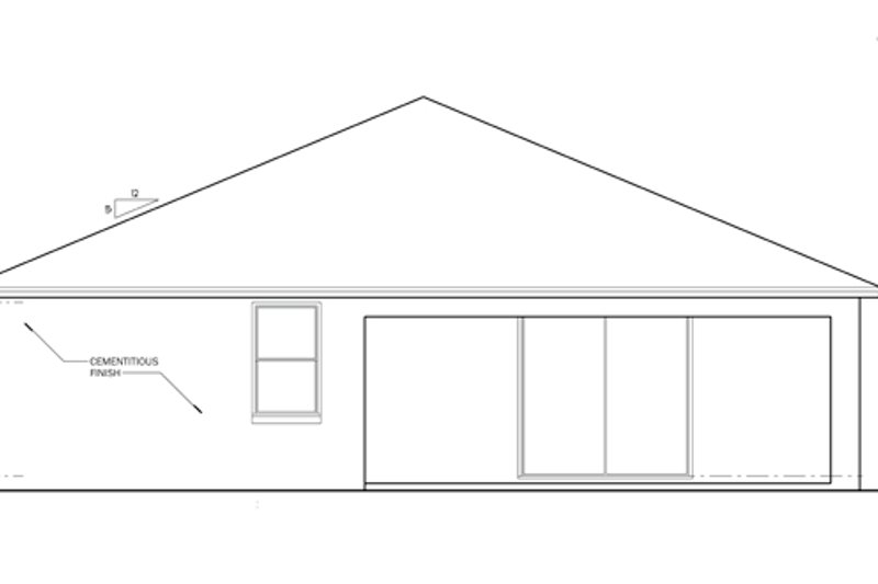 Dream House Plan - Exterior - Rear Elevation for Mediterranean House Plan #1058-59 - 4 bed, 3 bath