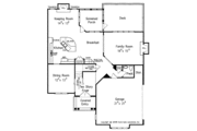 European Style House Plan - 4 Beds 2.5 Baths 2626 Sq/Ft Plan #927-404 