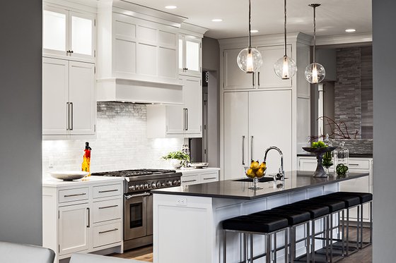 Interior - Kitchen 1 for Contemporary House Plan #928-287 - 4 bed, 3.5 bath