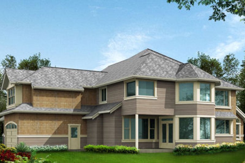 Dream House Plan - Exterior - Rear Elevation for Craftsman House Plan #132-162 - 4 bed, 3.5 bath