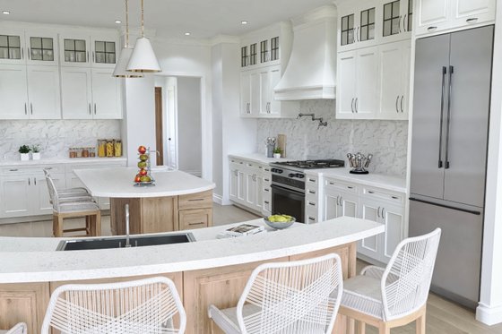Interior - Kitchen for European House Plan #54-696 - 5 bed, 5 bath