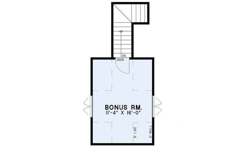 Architectural House Design - Floor Plan - Other Floor for European House Plan #17-3403 - 3 bed, 2.5 bath