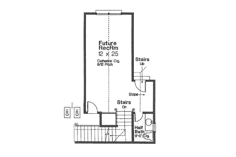 House Blueprint - Floor Plan - Other Floor for Country House Plan #310-1273 - 3 bed, 2.5 bath