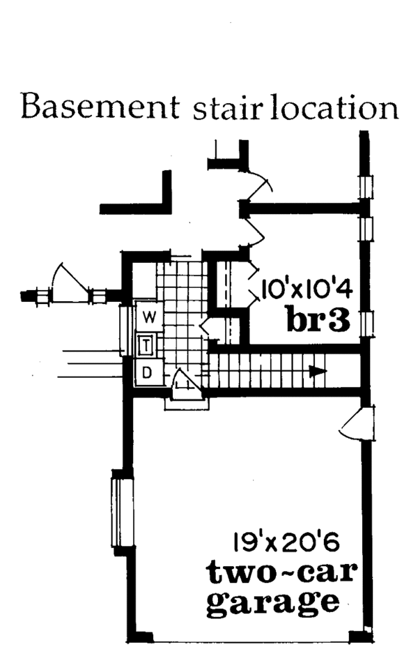 Architectural House Design - Craftsman Floor Plan - Other Floor Plan #47-735