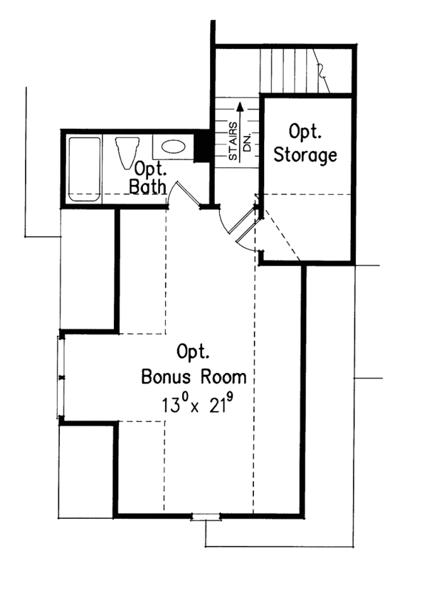 House Plan Design - Country Floor Plan - Upper Floor Plan #927-833