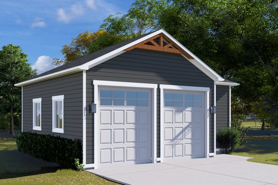 Exterior - Front Elevation 9 for Traditional House Plan #1060-231, 0 bath
