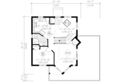 Traditional Style House Plan - 3 Beds 2 Baths 993 Sq/Ft Plan #25-2285 