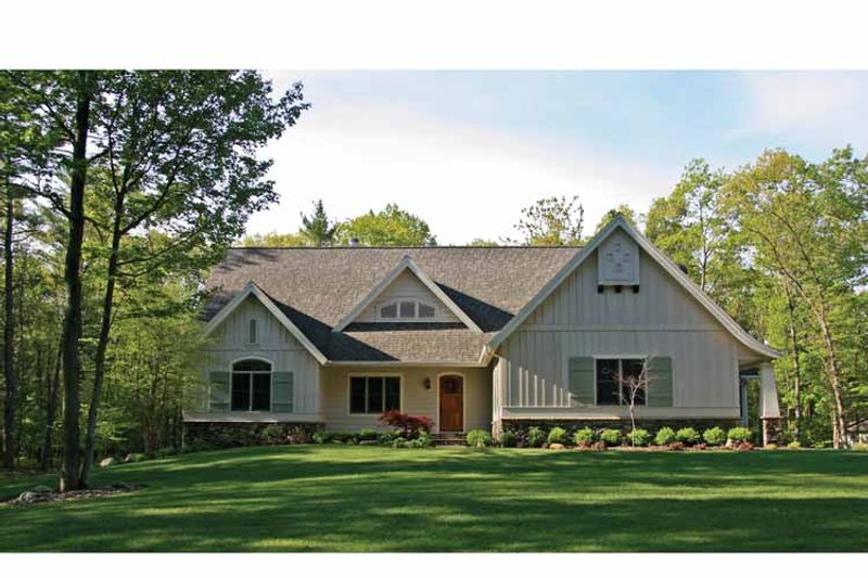 Home Plan - Exterior - Front Elevation 3 for Bungalow House Plan #928-202 - 4 bed, 2.5 bath