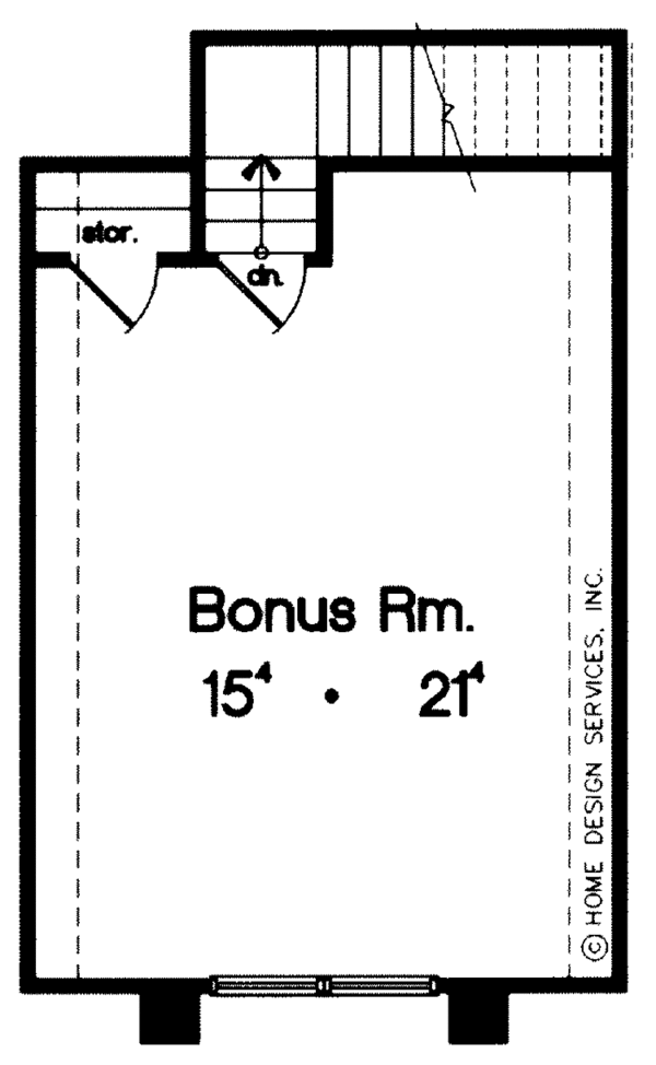 Dream House Plan - Mediterranean Floor Plan - Upper Floor Plan #417-573