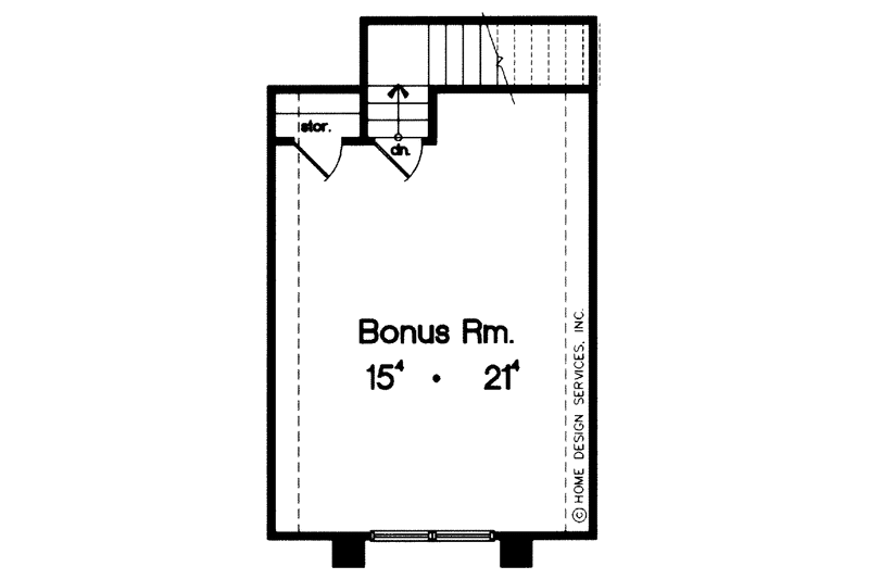 Home Plan - Floor Plan - Upper Floor for Mediterranean House Plan #417-573 - 4 bed, 3.5 bath