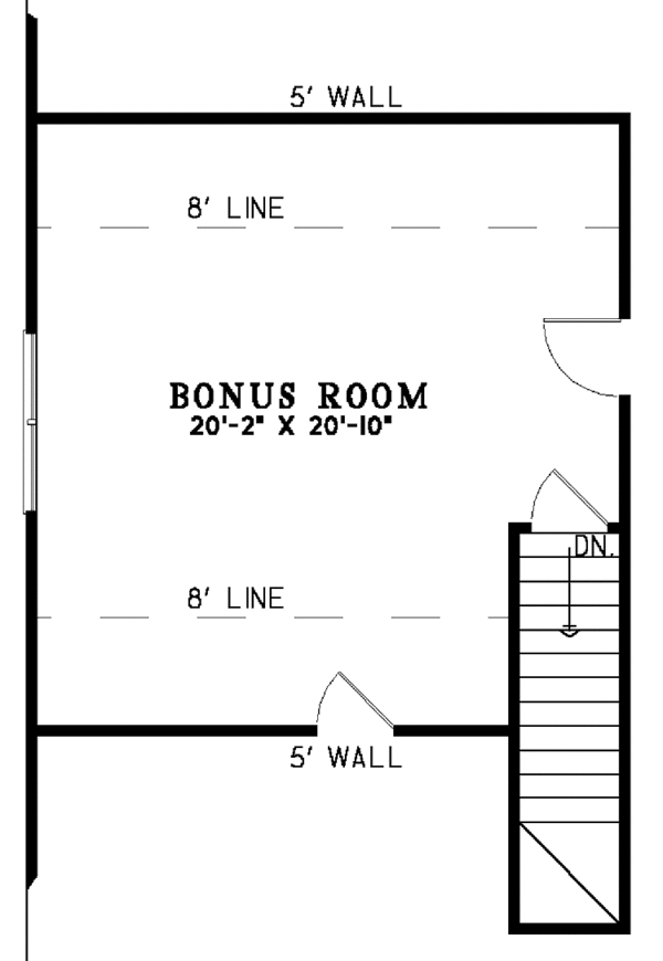 Classical Floor Plan - Upper Floor Plan #17-3181