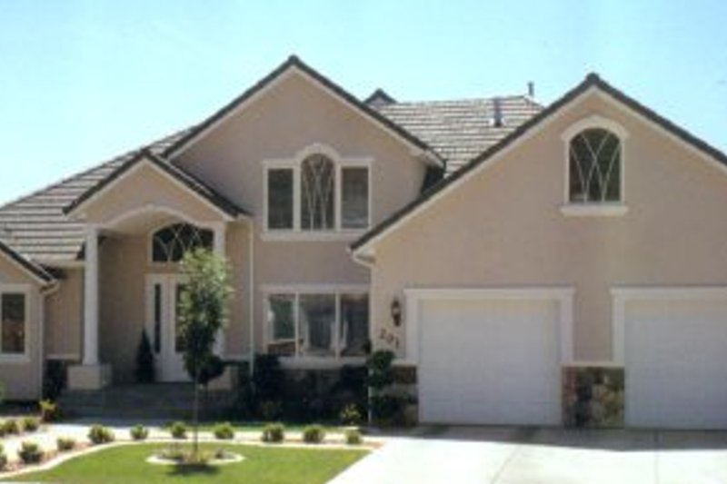 House Plan Design - Adobe / Southwestern Exterior - Front Elevation Plan #5-188