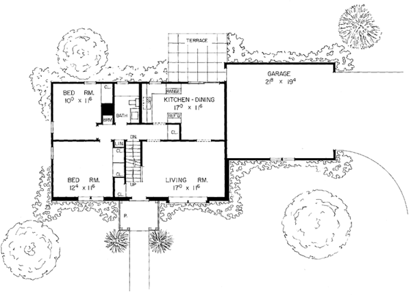 House Plan Design - Colonial Floor Plan - Main Floor Plan #72-826