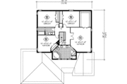 Traditional Style House Plan - 4 Beds 2.5 Baths 2868 Sq/Ft Plan #25-2222 