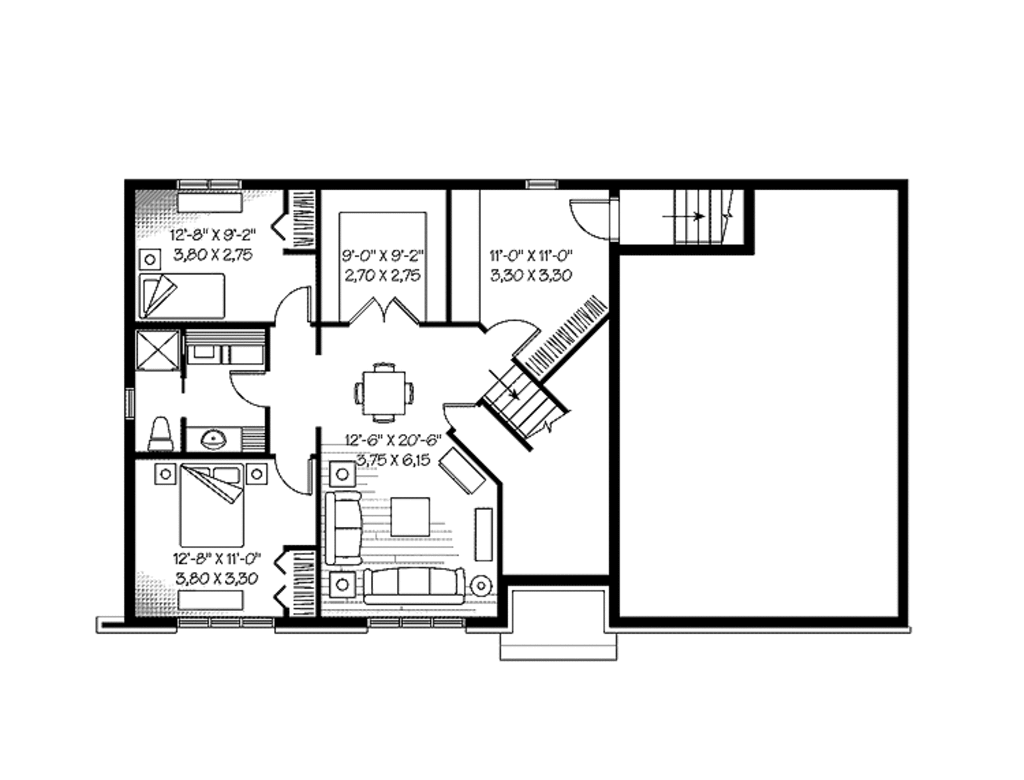 Craftsman Style House Plan 4 Beds 2 Baths 2136 Sq Ft Plan 23 2435 Eplans Com