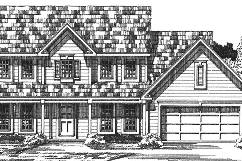 Country Style House Plan - 4 Beds 2.5 Baths 1858 Sq/Ft Plan #1001-45