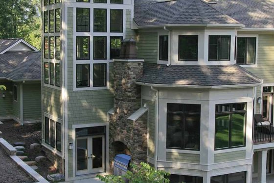 Exterior - Rear Elevation 3 for Traditional House Plan #928-116 - 5 bed, 4 bath