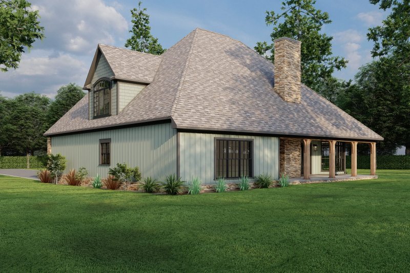 Home Plan - Exterior - Other Elevation 2 for Traditional House Plan #17-2881 - 4 bed, 3 bath