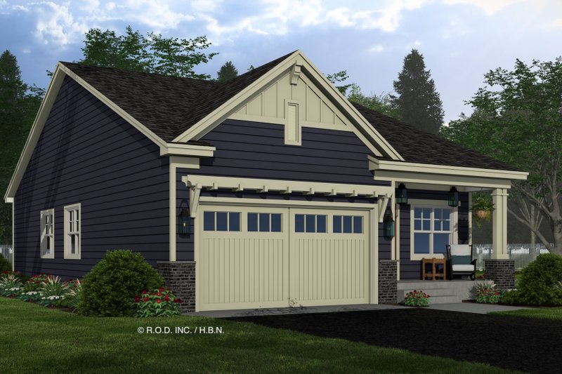 House Design - Exterior - Front Elevation 5 for Craftsman House Plan #51-1330 - 3 bed, 2 bath