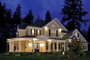 Country Exterior - Front Elevation Plan #132-352