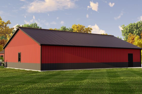 Exterior - Other Elevation 2 for Barndominium House Plan #1064-224 - 3 bed, 3 bath