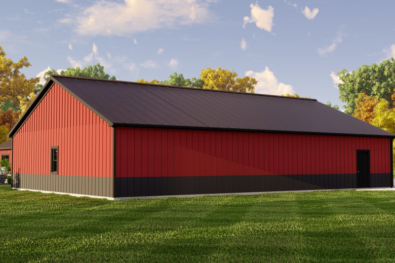 House Plan Design - Exterior - Other Elevation 2 for Barndominium House Plan #1064-224 - 3 bed, 3 bath