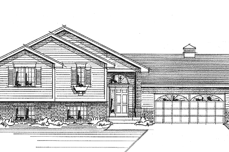 Home Plan - Contemporary Exterior - Front Elevation Plan #51-796