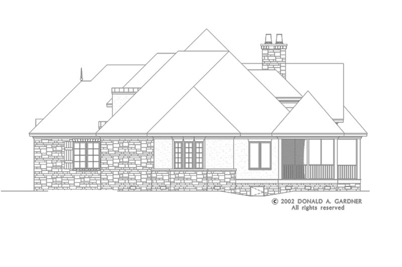 Home Plan - Floor Plan - Other Floor for European House Plan #929-930 - 4 bed, 4 bath