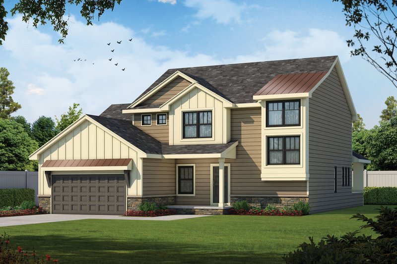 Home Plan - Traditional Exterior - Front Elevation Plan #20-2403