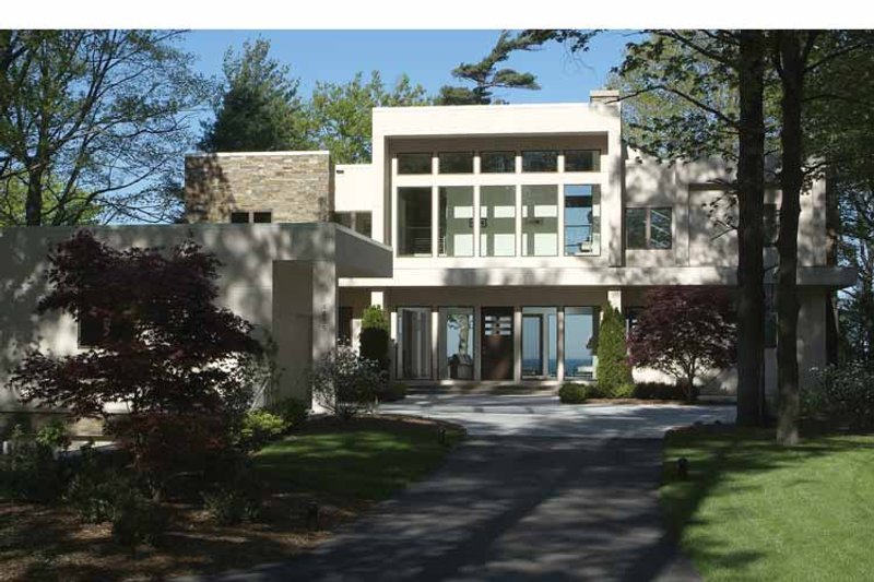 House Design - Exterior - Front Elevation 5 for Contemporary House Plan #928-77 - 3 bed, 4.5 bath