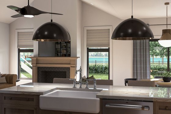 Interior - Kitchen for Modern House Plan #455-346 - 4 bed, 2.5 bath