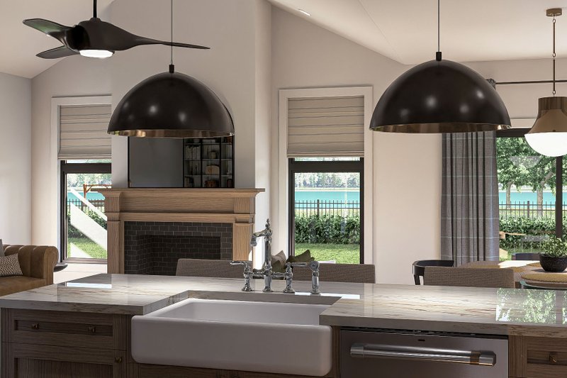 House Design - Interior - Kitchen for Modern House Plan #455-346 - 4 bed, 2.5 bath
