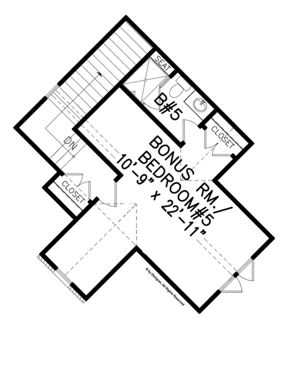 Architectural House Design - Craftsman Floor Plan - Other Floor Plan #54-376