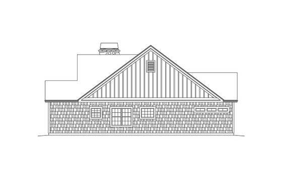 Exterior - Other Elevation for Country House Plan #57-669 - 3 bed, 2 bath