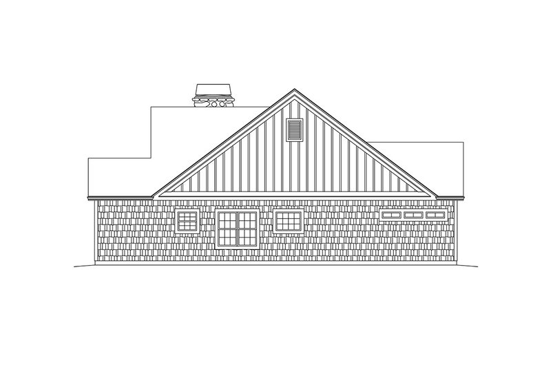 Home Plan - Exterior - Other Elevation for Country House Plan #57-669 - 3 bed, 2 bath