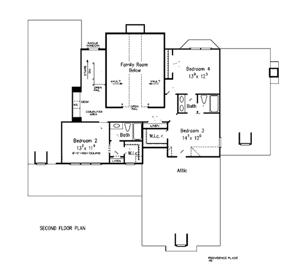 Home Plan - Country Floor Plan - Upper Floor Plan #927-316