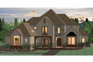 Dream House Plan - Country Exterior - Front Elevation Plan #937-33