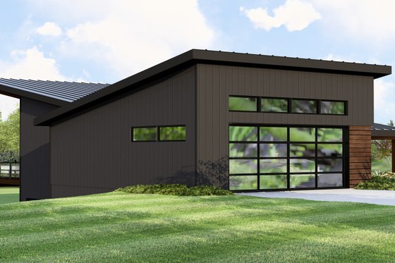 Exterior - Other Elevation 1 for Contemporary House Plan #1064-364 - 2 bed, 2 bath