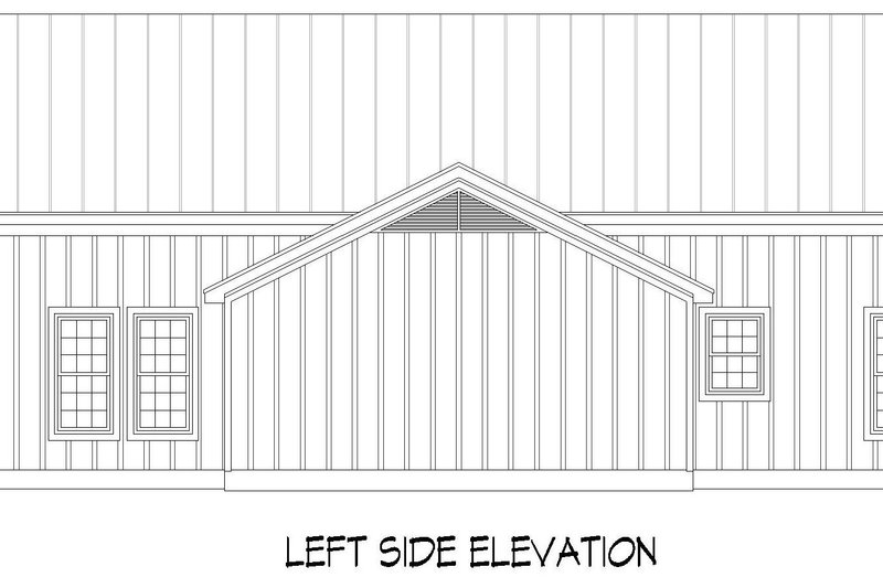 House Design - Exterior - Other Elevation for Country House Plan #932-1183 - 4 bed, 3 bath