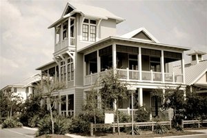 Beach Exterior - Front Elevation Plan #443-10