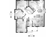Farmhouse Style House Plan - 2 Beds 1 Baths 1102 Sq/Ft Plan #23-687 